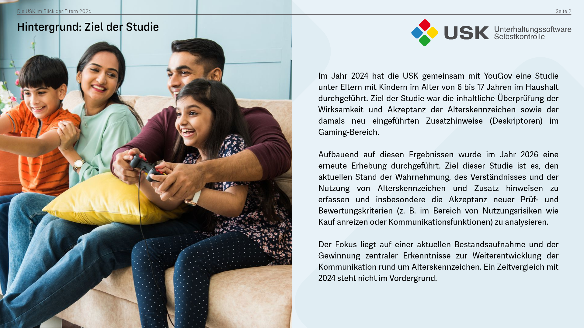 Hintergrund: Ziel der Studie